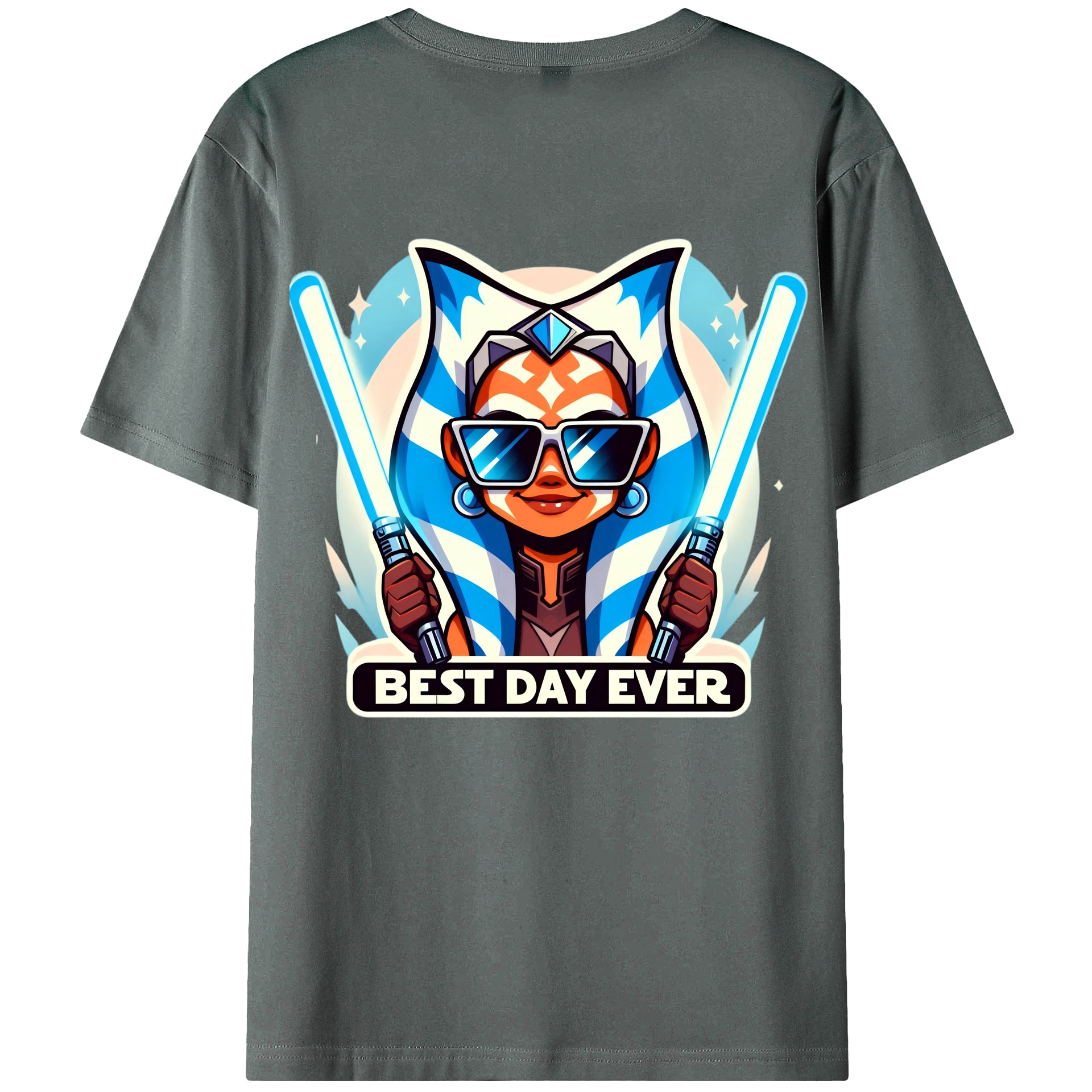 （画像用） スター・ウォーズ Star Wars 綿100％ メンズ半袖Tシャツ（バックプリント） 通気性